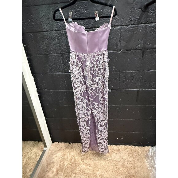 Vlora & Kaltrina Gown in Purple Size 4 Retails $1,850 - Picture 5 of 7
